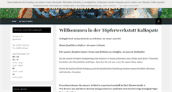 Desktop Screenshot of keramikstudio-kalkspatz.de